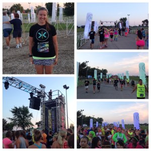 Pre-run, it's still light out!