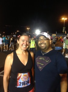 Frank and I pre race.