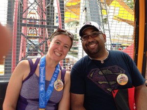 Frank and I on the ferris wheel