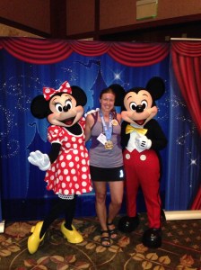Mickey and Minie came to the dinner so I had to get my pic with them.