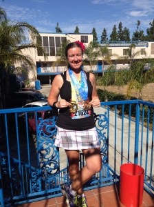 All three of my medals, 10K, 1/2 and Dumbo