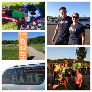 Rest and getting into our nite time gear