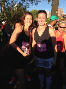 Jenna and I before the race.