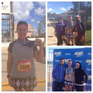 Post race with Fank and Liz, pic with Biggest Loser contestants Jeff and Francelina from season 14