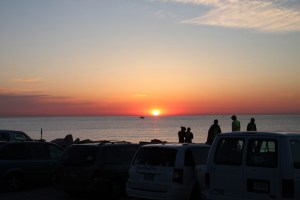 Early morning sunrise, taken at major exchange 24 of Ragnar Chicago, or one of my favorite places to run, Pershing Park.