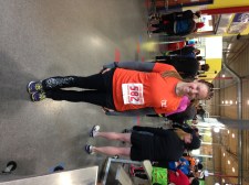 pre race waiting inside where it's warm