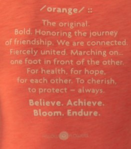 story of the orange flower