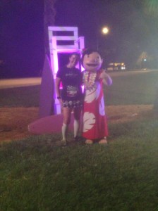 Lilo, just before entering Hollywood Studios