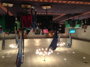 my view during packet pick-up